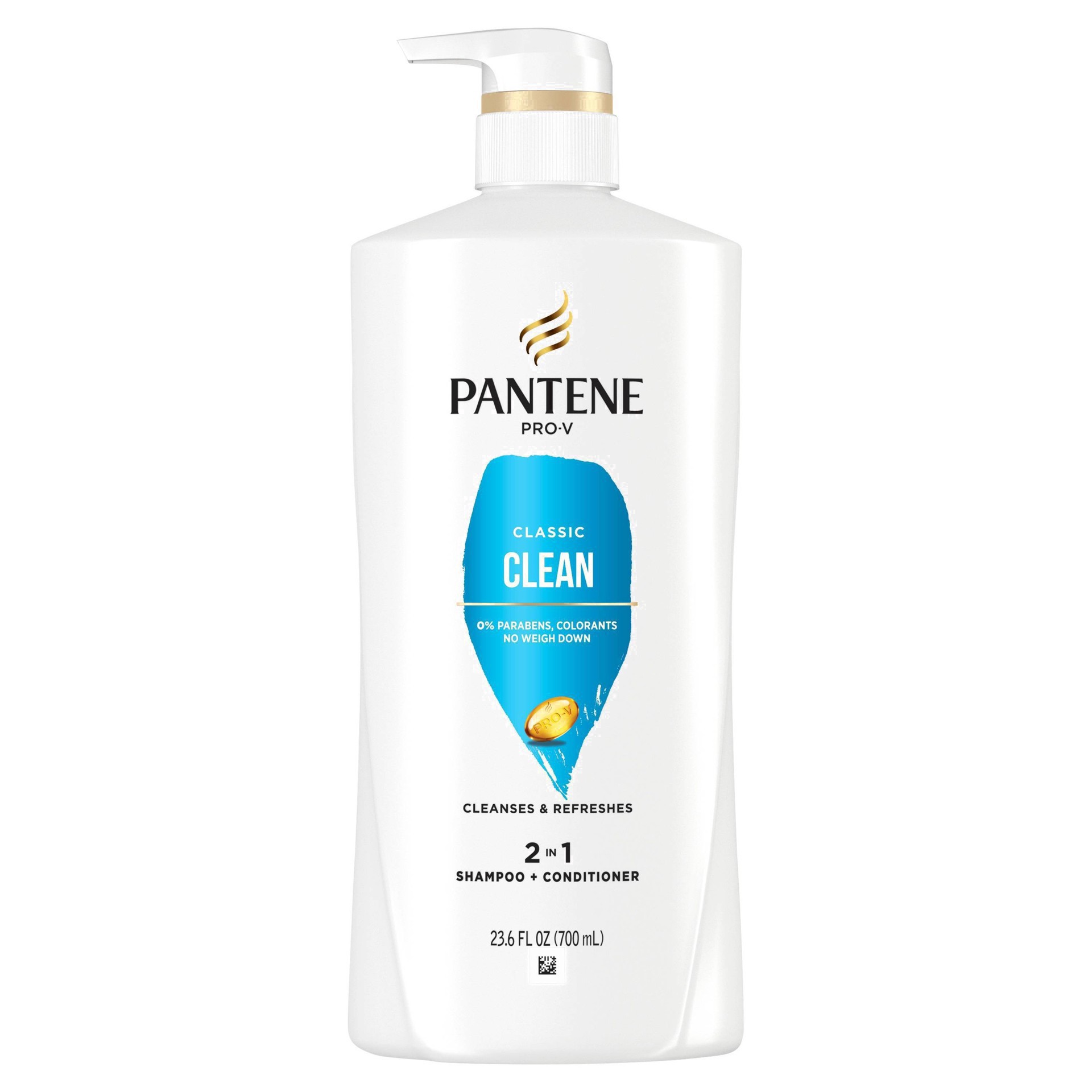 slide 54 of 109, PANTENE PRO-V Classic Clean 2in1 Shampoo + Conditioner, 23.6oz, 23.60 fl oz