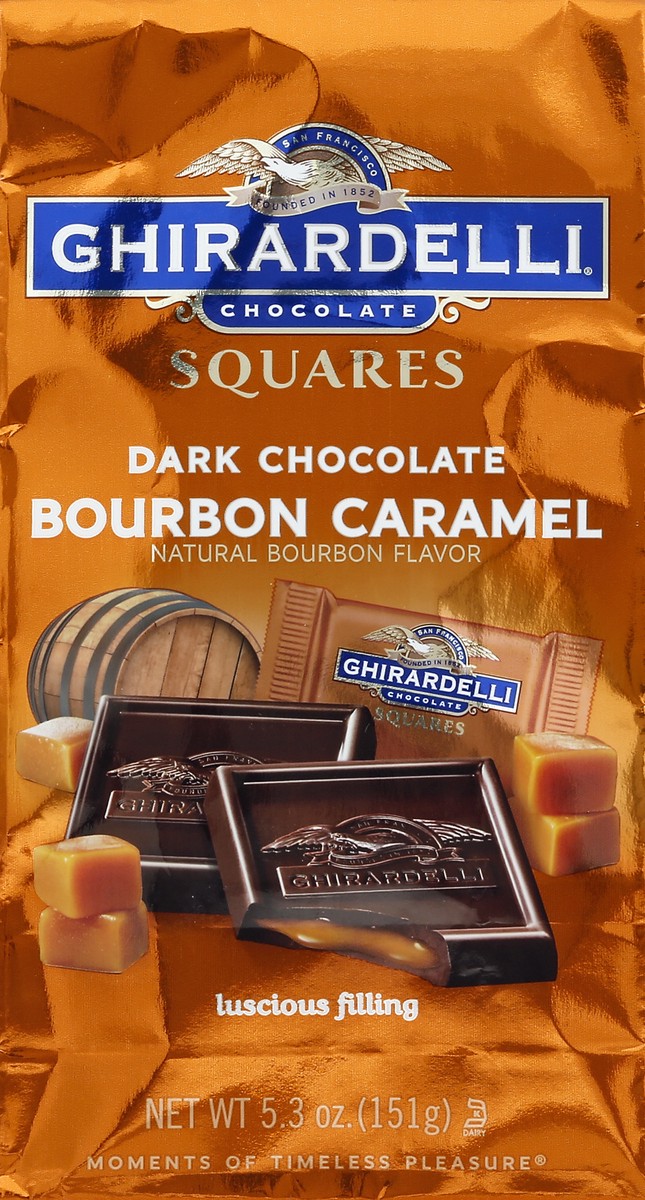 slide 4 of 4, Ghirardelli Dark Chocolate Bourbon Caramel, 5.3 oz