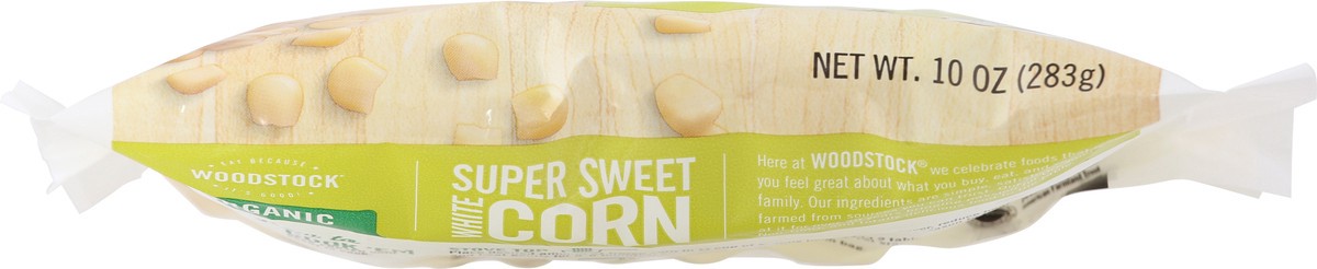 slide 3 of 9, Woodstock Organic Super Sweet White Corn 10 oz, 10 oz