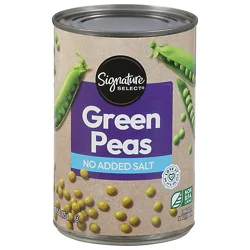 Signature Select Peas Sweet No Salt Added Can - 15 Oz
