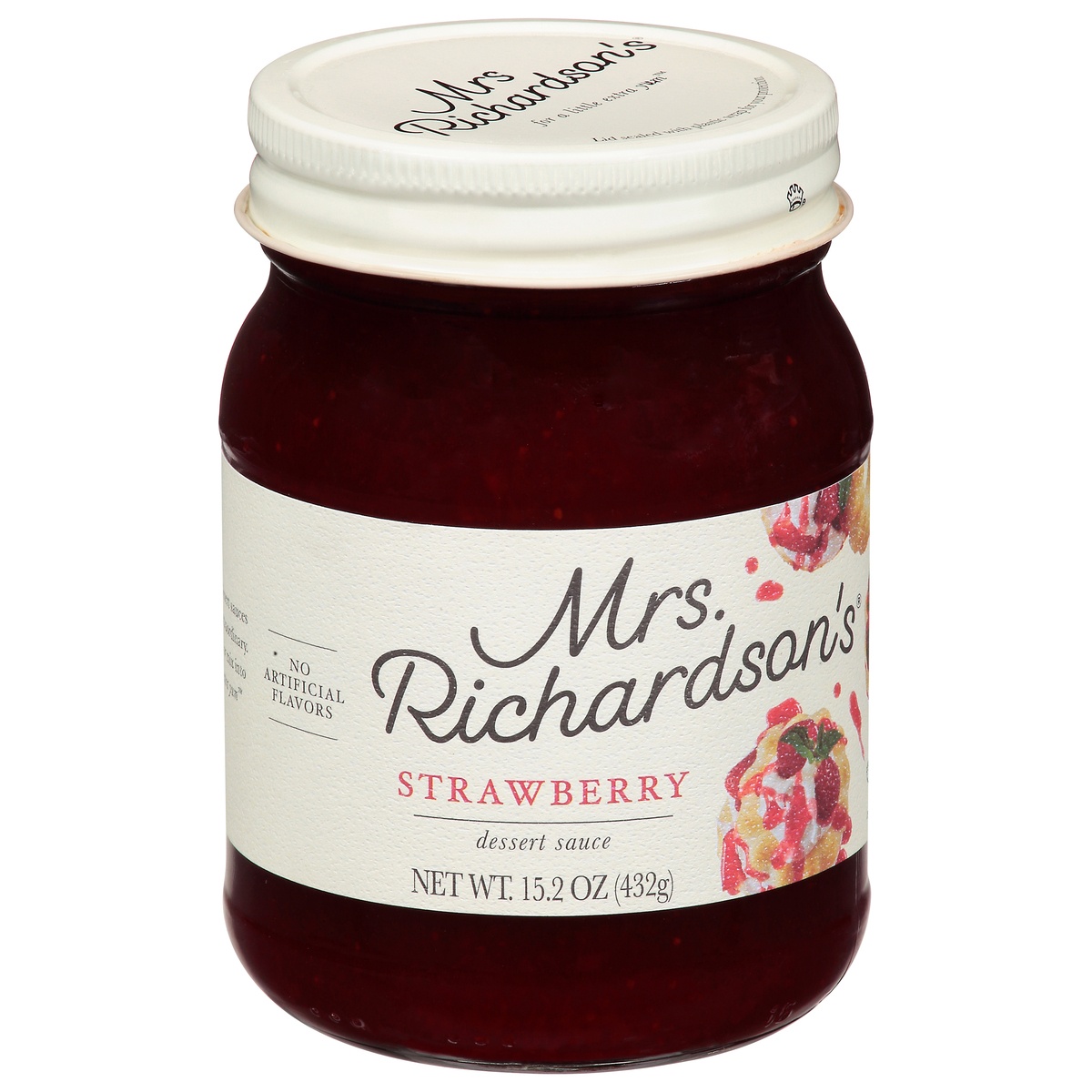 slide 7 of 9, Mrs. Richardson's Strawberry Dessert Sauce 15.2 oz, 15.2 oz