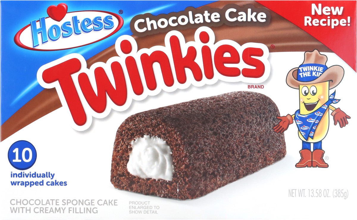 slide 13 of 13, Hostess 10 Pack Chocolate Cake Twinkies 10 ea, 10 ct