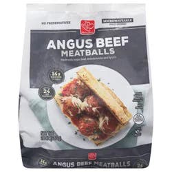 Harris Teeter Fully Cooked Microwavable Angus Beef Meatballs