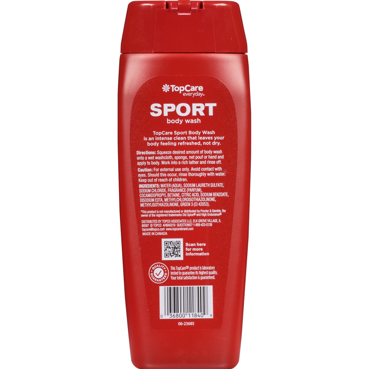 slide 4 of 9, TopCare Men'S Body Wash, True Sport, 18 fl oz