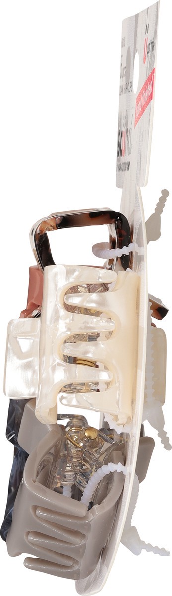 slide 11 of 11, scünci Trend Essentials Claw Clips 5 Each, 5 ct