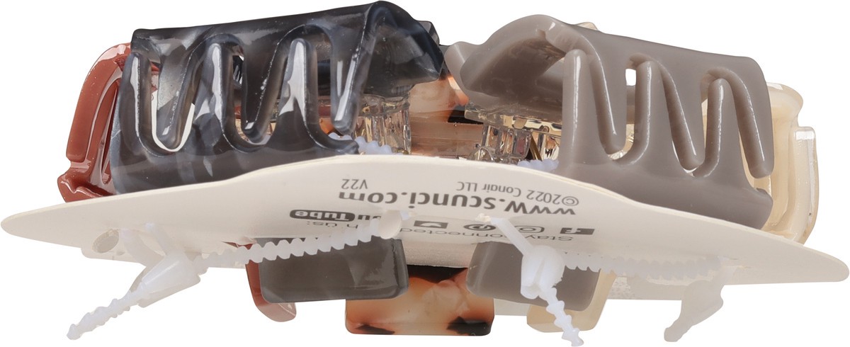 slide 7 of 11, scünci Trend Essentials Claw Clips 5 Each, 5 ct