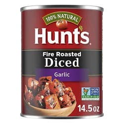 Hunt's Fire Roasted Diced Tomatoes With Garlic - 14.5 Oz