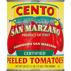 Cento Tomatoes Peeled With Basil Leaf San Marzano - 28 Oz