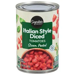 Signature Select Italian Style Diced Tomatoe - 14.5 Oz