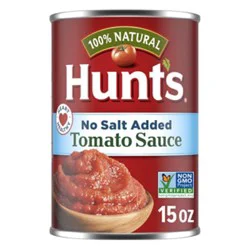 Hunt's No Salt Added Tomato Sauce - 15 Oz