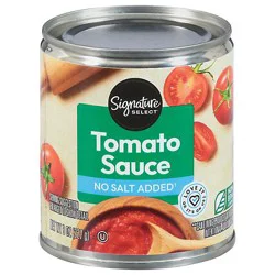 Signature Select No Salt Added Tomato Sauce - 8 Oz