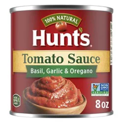 Hunt's Tomato Sauce With Basil Garlic And Oregano - 8 Oz