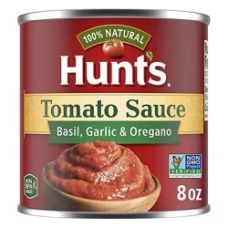 Hunt's Tomato Sauce With Basil Garlic And Oregano - 8 Oz