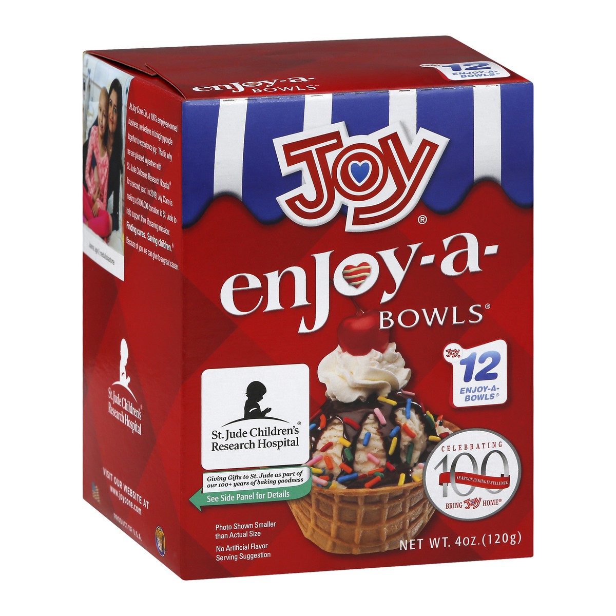 slide 2 of 9, Joy Enjoy-A-Bowls Waffle Bowls Mini, 4 oz