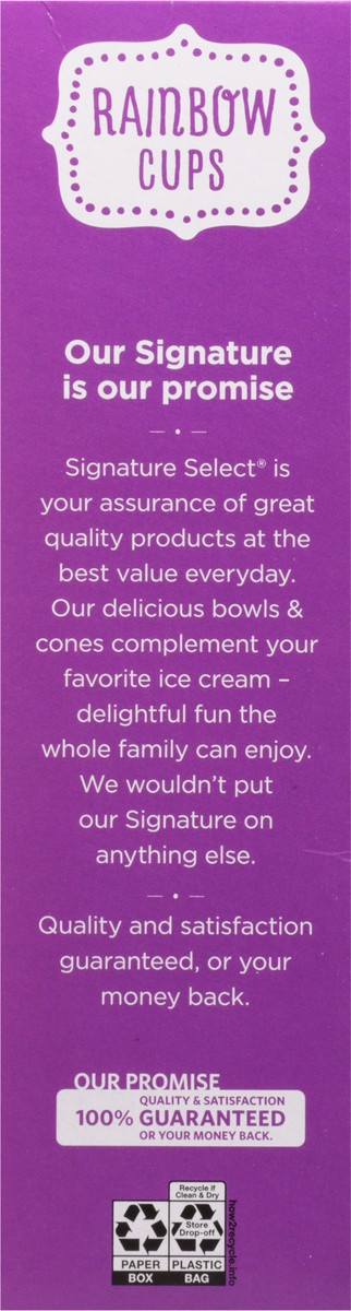 slide 7 of 9, Signature Select Rainbow Cake Cups 18 ea, 