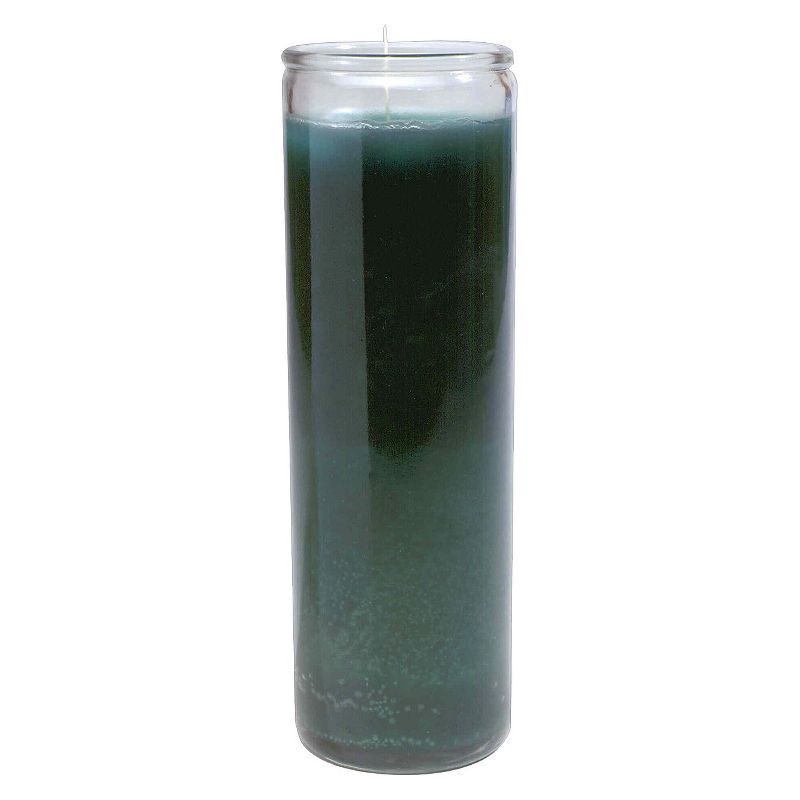 slide 1 of 5, Continental Candle Jar Candle Dark Green 11.3 oz, 11.3 oz
