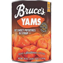 Bruces Yams In Syrup - 40 Oz
