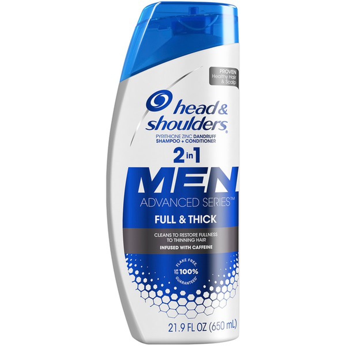 slide 1 of 1, Head & Shoulders Head And Shoulders Full And Thick Anti-Dandruff 2 In 1, 21.9 oz