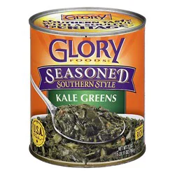 Glory Foods Seasoned Southern Style Greens Kale - 27 Oz
