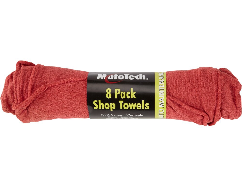 slide 1 of 1, MotoTech Shop Towels, 8 ct