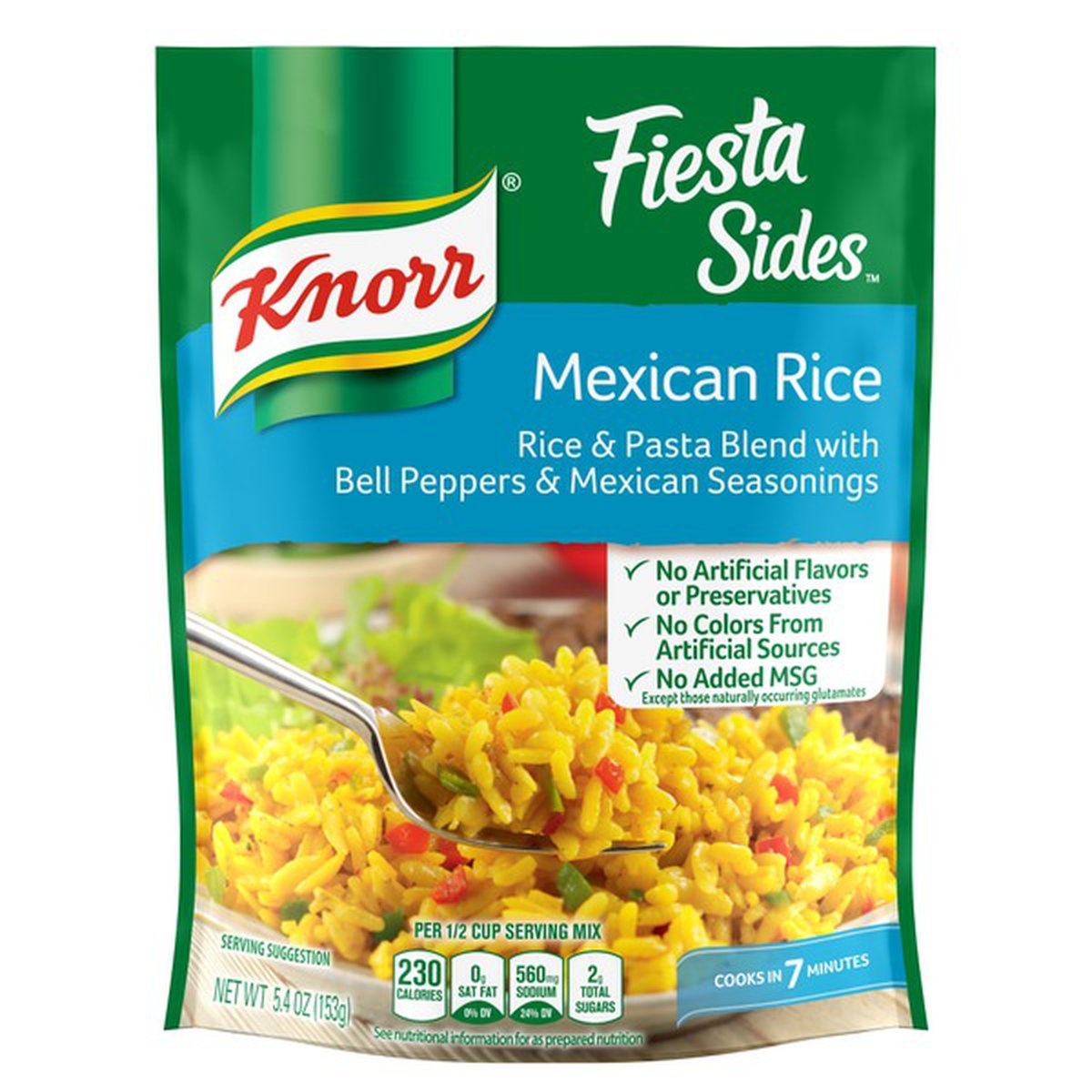 slide 1 of 1, Knorr Fiesta Sides Mexican Rice, 5.4 oz