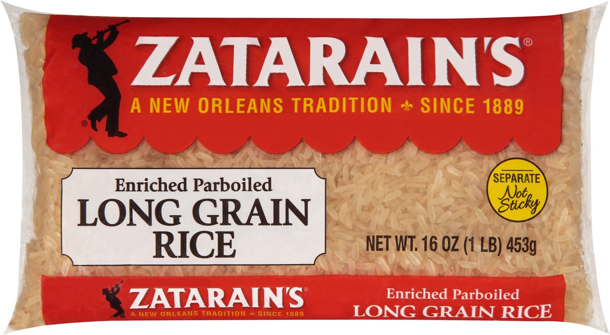 slide 4 of 7, Zatarain's White Rice - Parboiled Long Grain, 16 oz