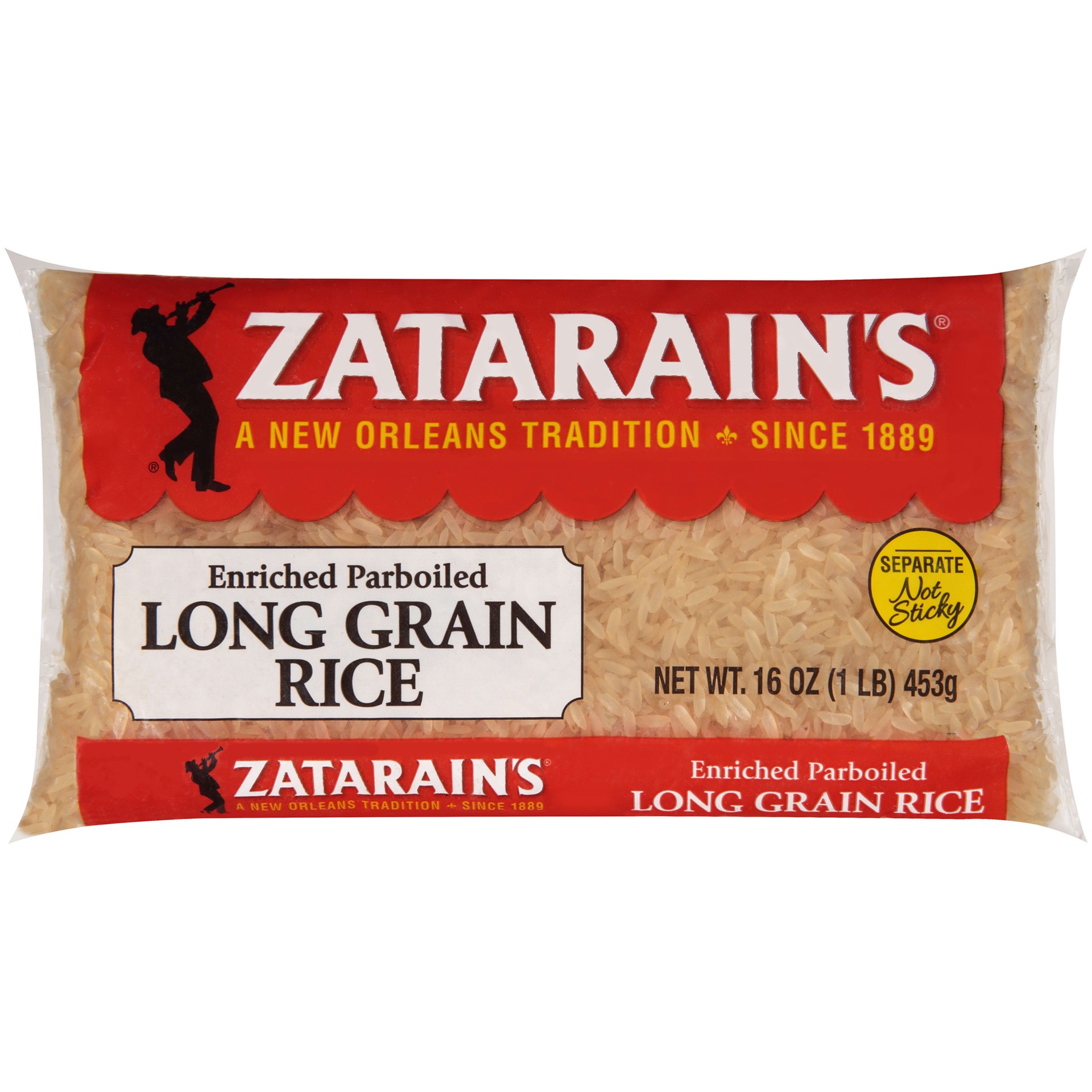 slide 1 of 7, Zatarain's White Rice - Parboiled Long Grain, 16 oz