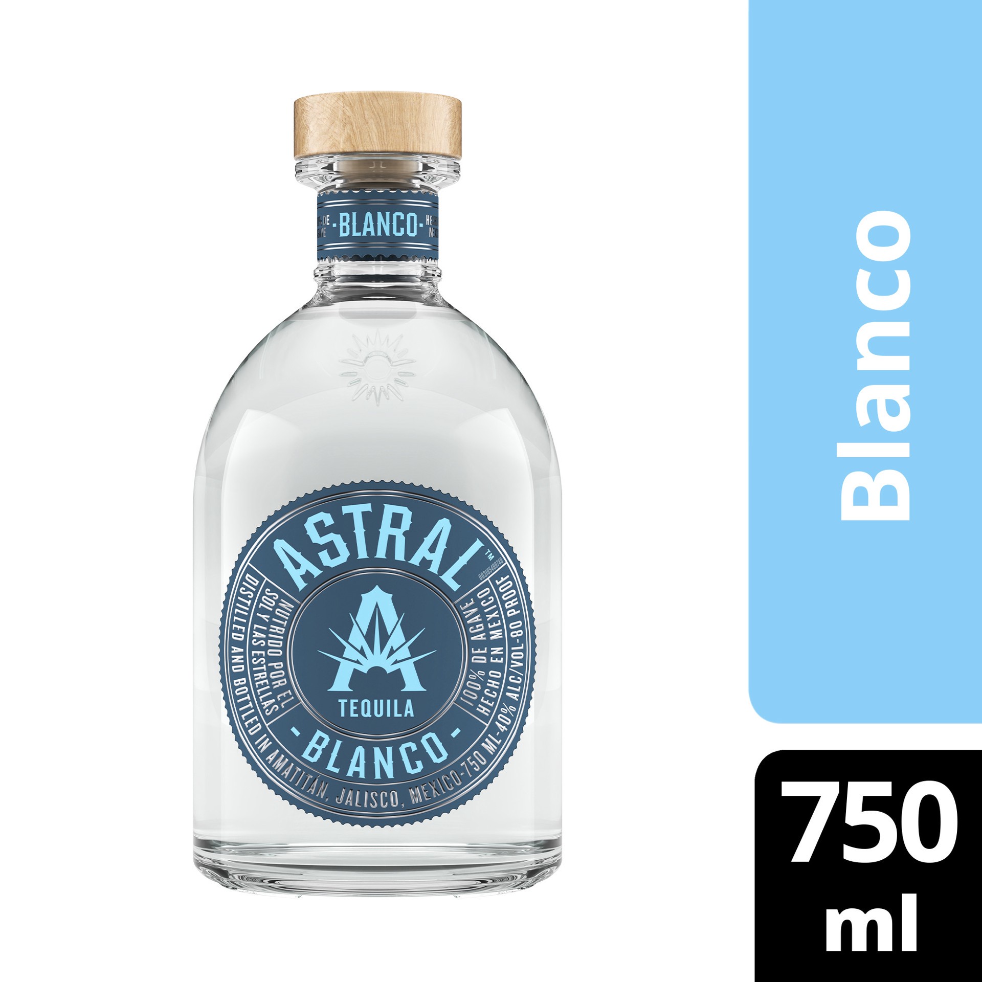 slide 3 of 9, Astral Tequila Blanco Tequila, 750 ml