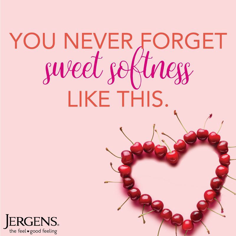 slide 7 of 10, Jergens Original Scent with Cherry Almond Essence Dry Skin Moisturizer, Long Lasting Hydration - 21 fl oz, 21 fl oz