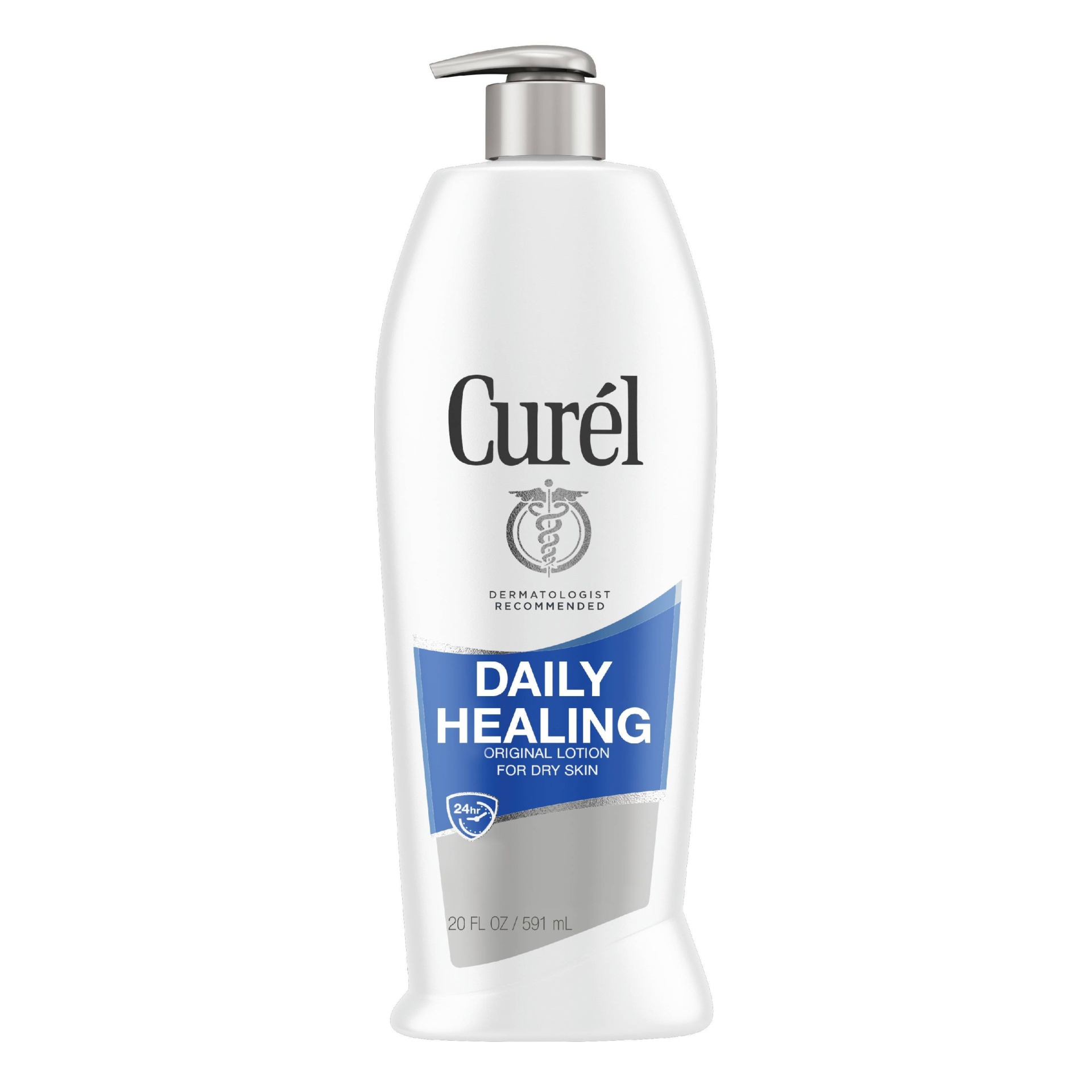 slide 1 of 8, Curel Daily Healing Hand and Body Lotion For Dry Skin, Advanced Ceramides Complex, All Skin Types - 20 fl oz, 20 fl oz