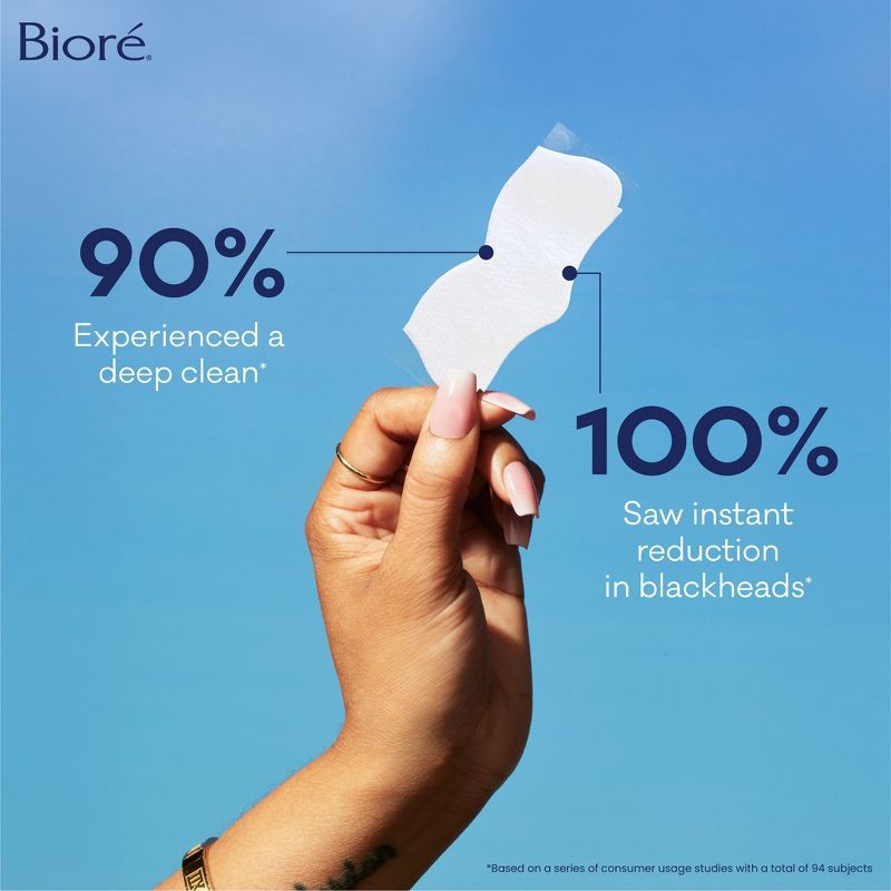 slide 7 of 10, Biore Original Deep Cleansing Blackhead Remover Nose Pore Strips - 14ct, 14 ct