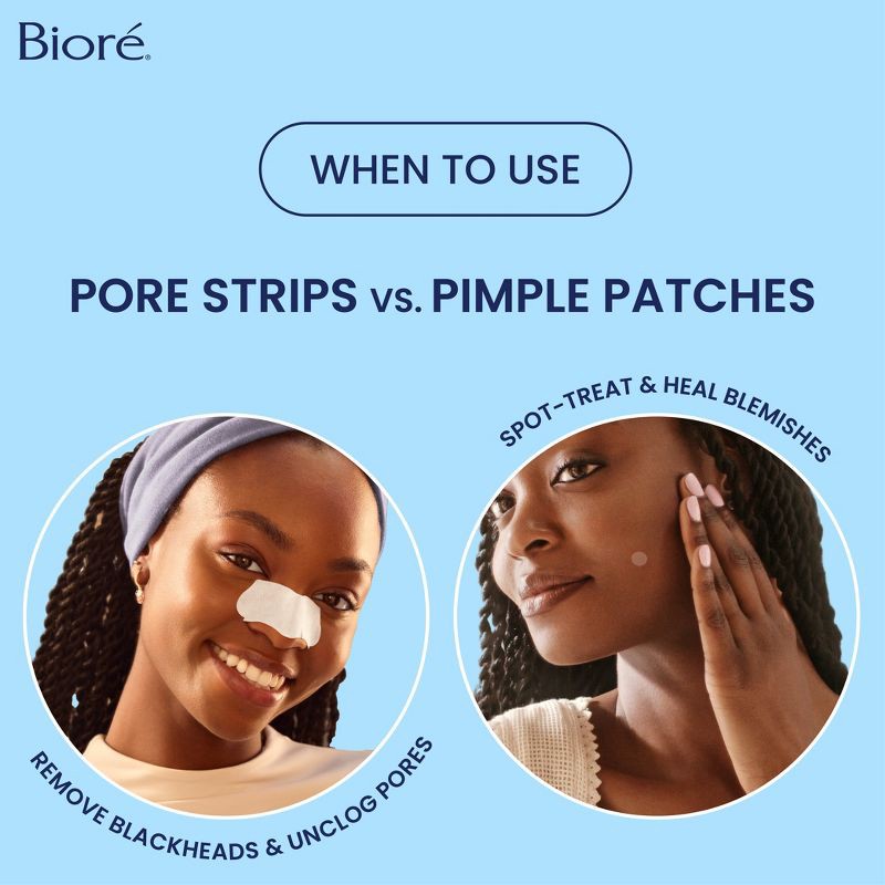 slide 10 of 10, Biore Original Deep Cleansing Blackhead Remover Nose Pore Strips - 14ct, 14 ct