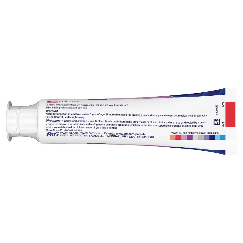 slide 11 of 11, Crest 3D White Advanced Teeth Whitening Toothpaste - Radiant Mint - 3.3 oz, 3.3 oz