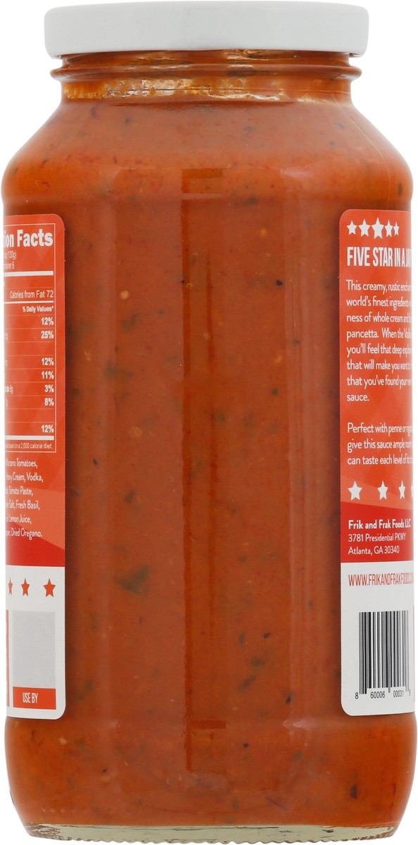 slide 5 of 9, Frik & Frak Holla Vodka Sauce 24 oz, 24 oz
