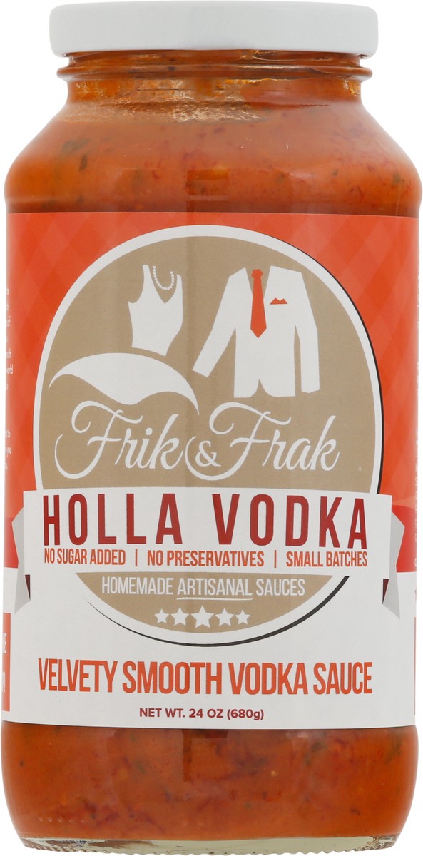slide 6 of 9, Frik & Frak Holla Vodka Sauce 24 oz, 24 oz