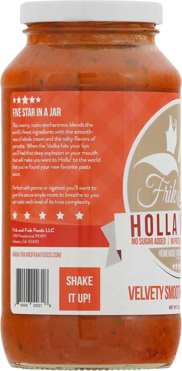 slide 7 of 9, Frik & Frak Holla Vodka Sauce 24 oz, 24 oz