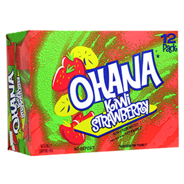 slide 1 of 1, Ohana Kiwi Strawberry, 12 ct; 12 fl oz