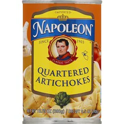 Napoleon Artichoke Hearts Quartered - 13.75 Oz