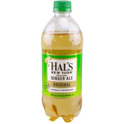 Hal's New York Seltzer Water, Ginger Ale - 20 fl oz