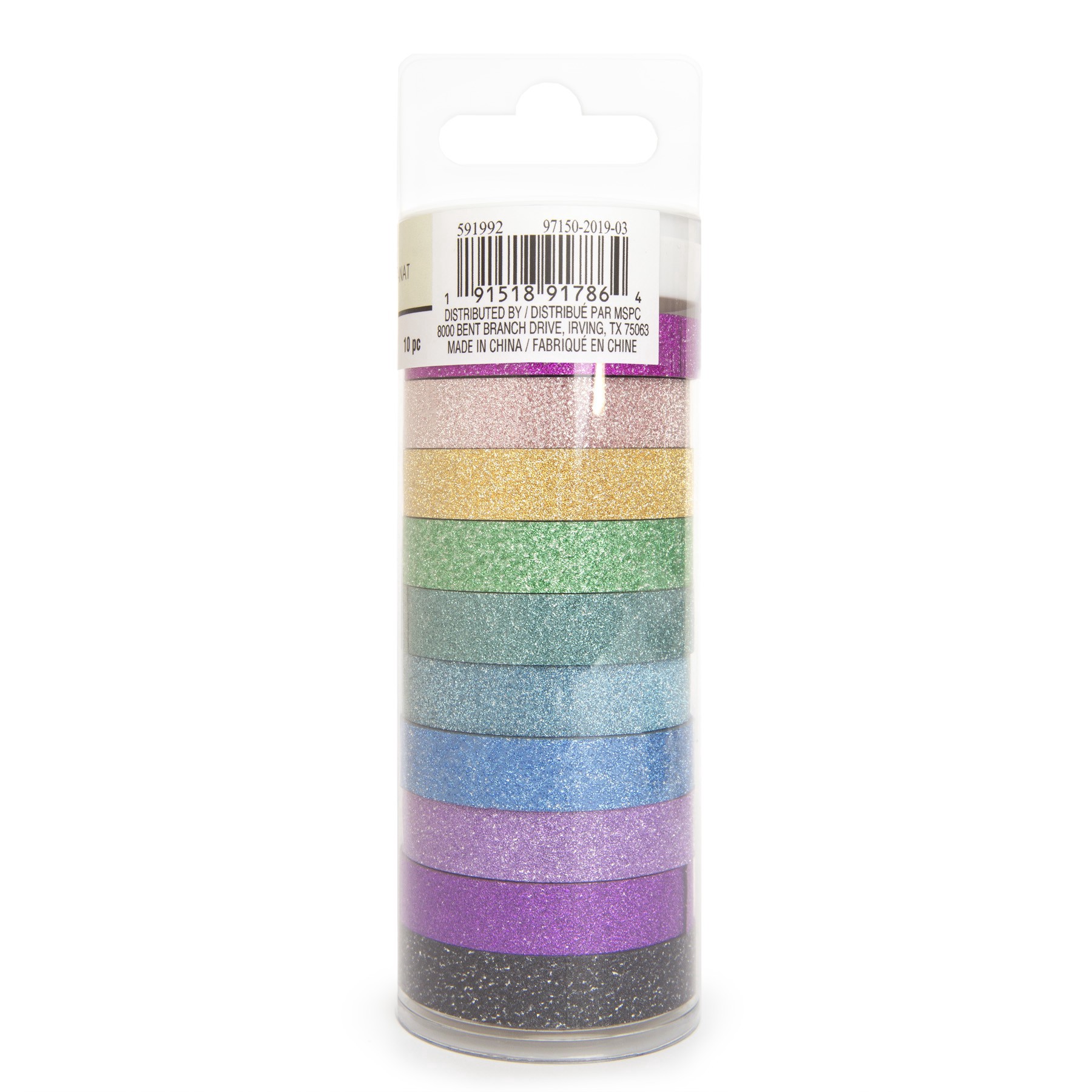 slide 3 of 4, Narrow Glitter Crafting Tape Set By Recollections, 10mm x 5 yd