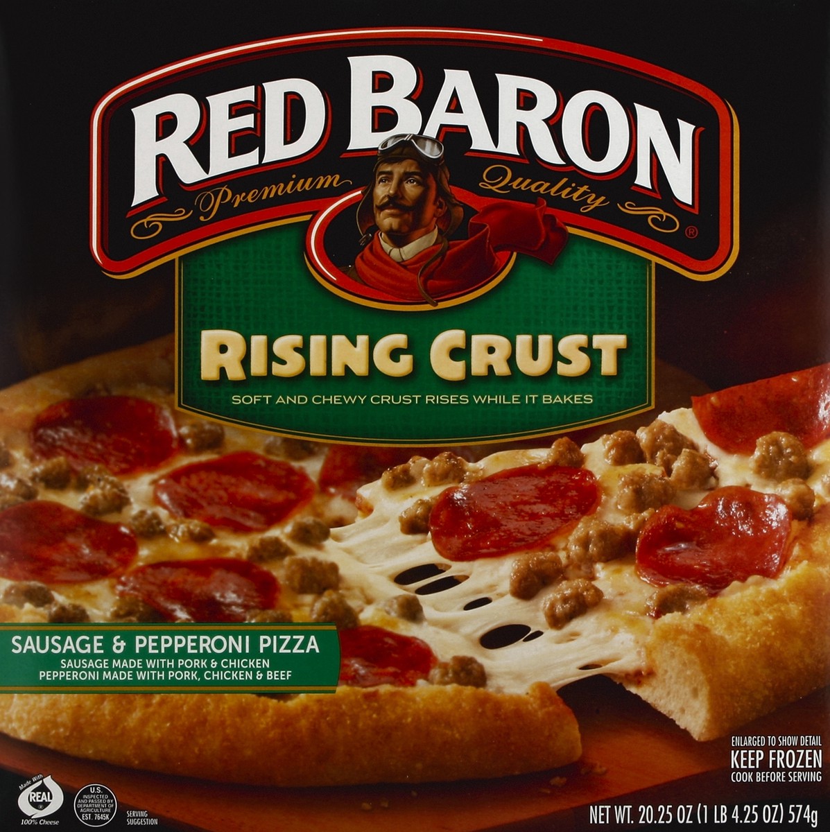 slide 1 of 4, Red Baron Pizza 20.25 oz, 20.25 oz