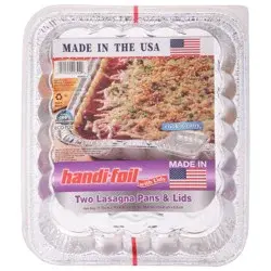 Handi-foil Lasagna Pans & Lids 2 ea