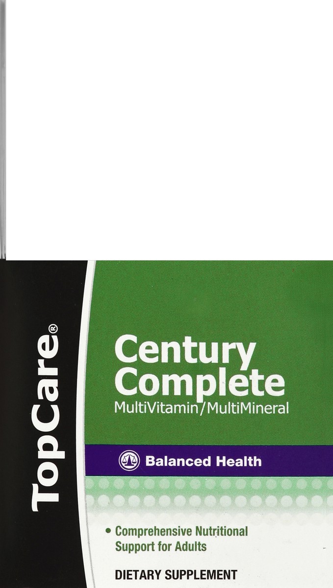 slide 3 of 6, TopCare Multivitamin Century Complete, 130 ct