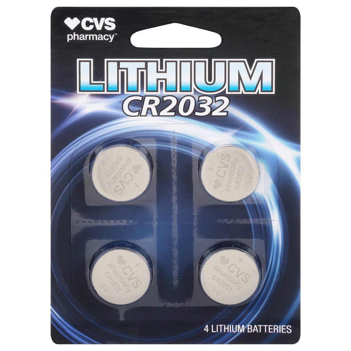 slide 4 of 4, CVS Cr2032 Lithium Button Cell 4pk, 1 ct