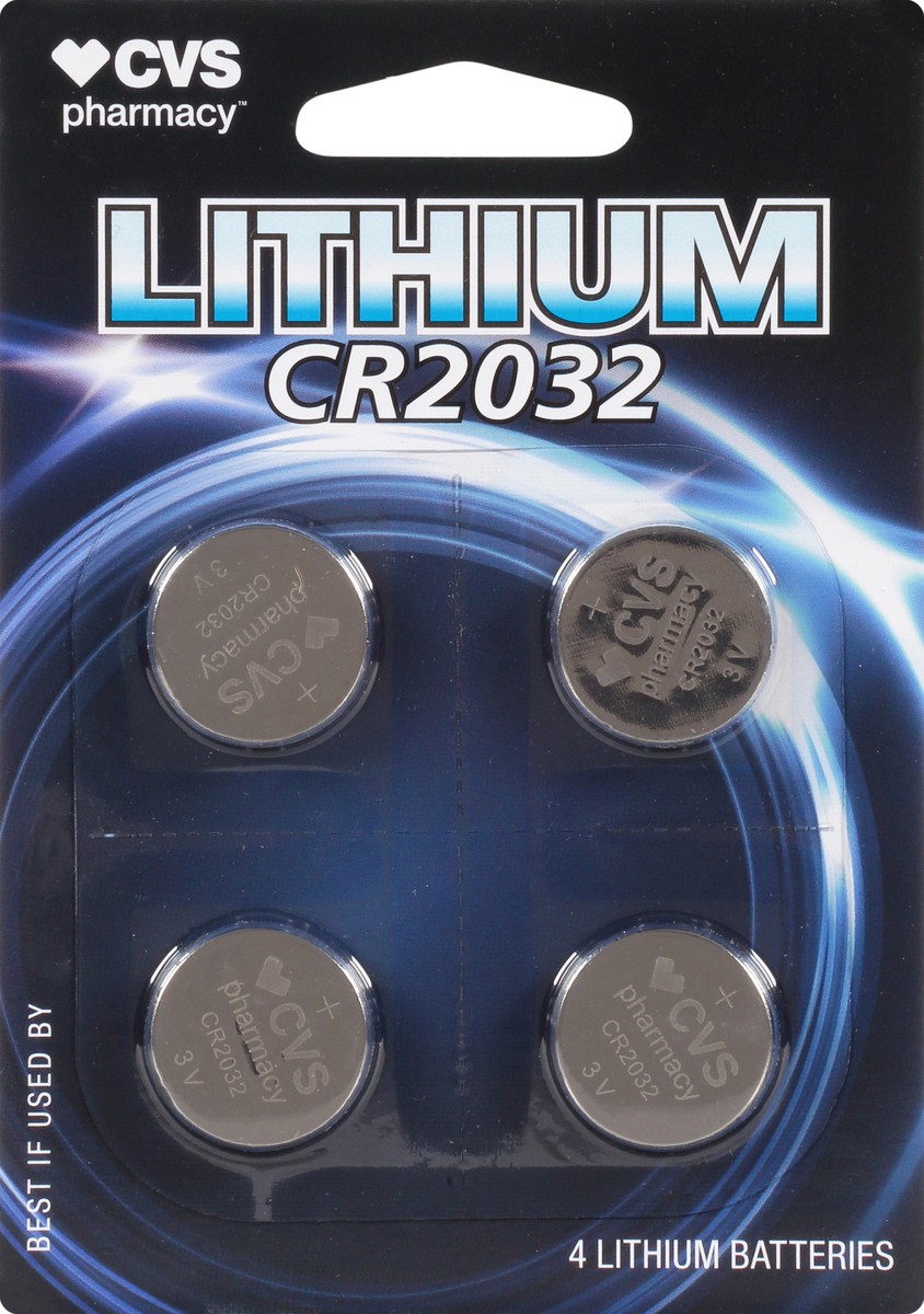 slide 1 of 4, CVS Cr2032 Lithium Button Cell 4pk, 1 ct