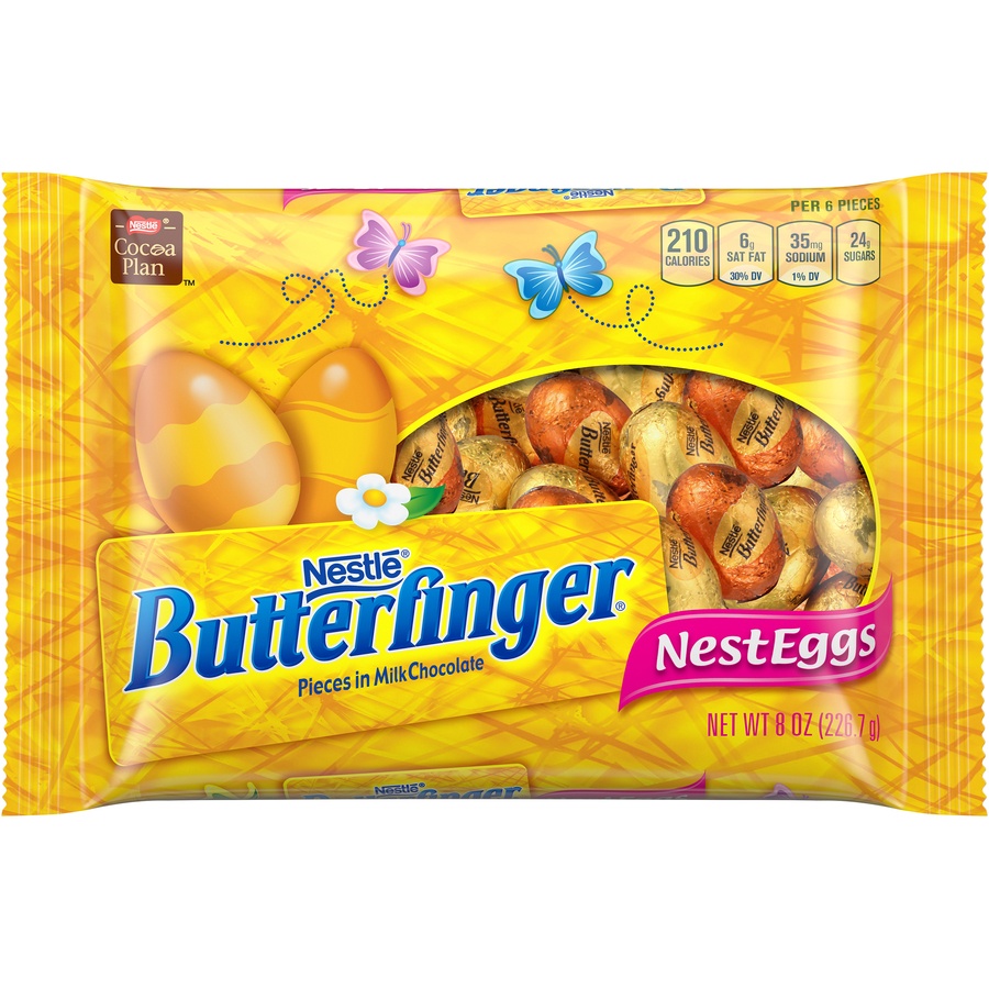 slide 1 of 1, Nestle Butterfinger Nest Eggs, 8 oz