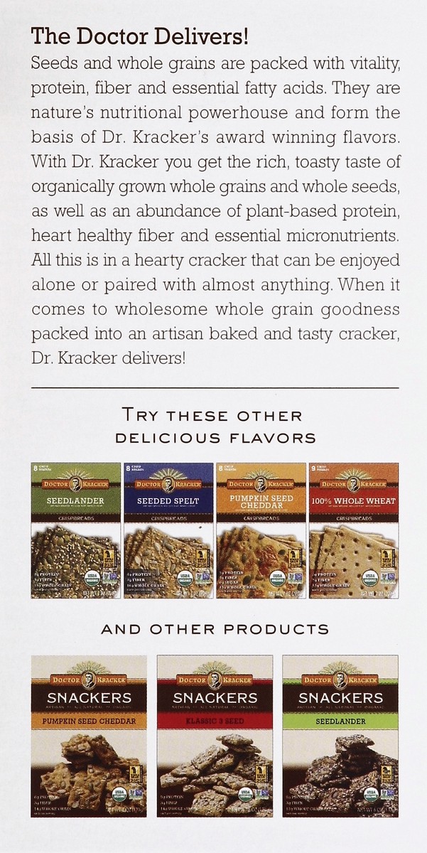 slide 2 of 5, Doctor Kracker Crispbreads 8 ea, 8 ct