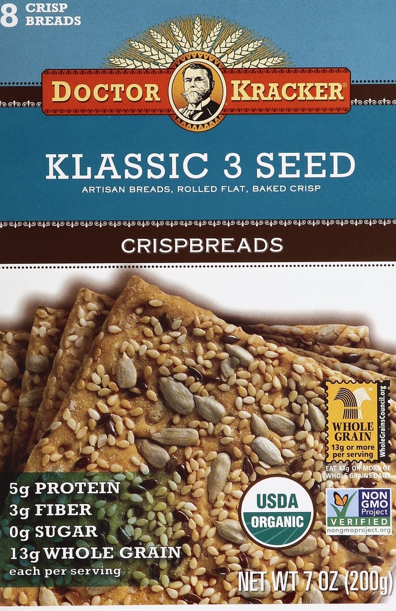 slide 4 of 5, Doctor Kracker Crispbreads 8 ea, 8 ct