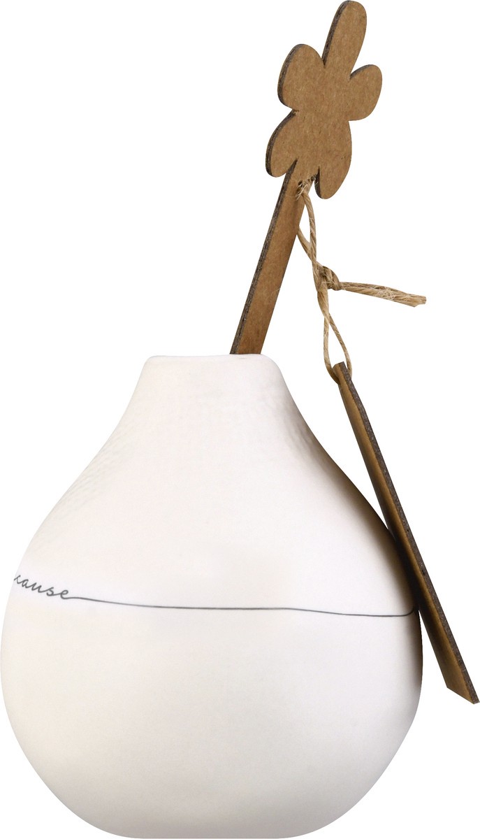 slide 8 of 10, DEMDACO 8 Ounce Just Because Vase 1 ea, 1 ea