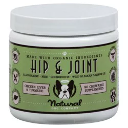Natural Dog Company Hip & Joint Supplement Chews 90 ct